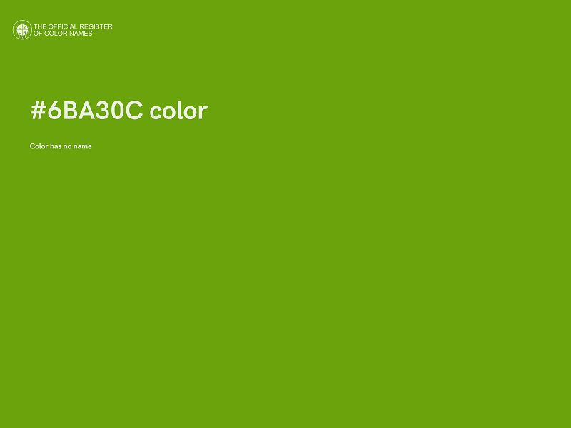 #6BA30C color image