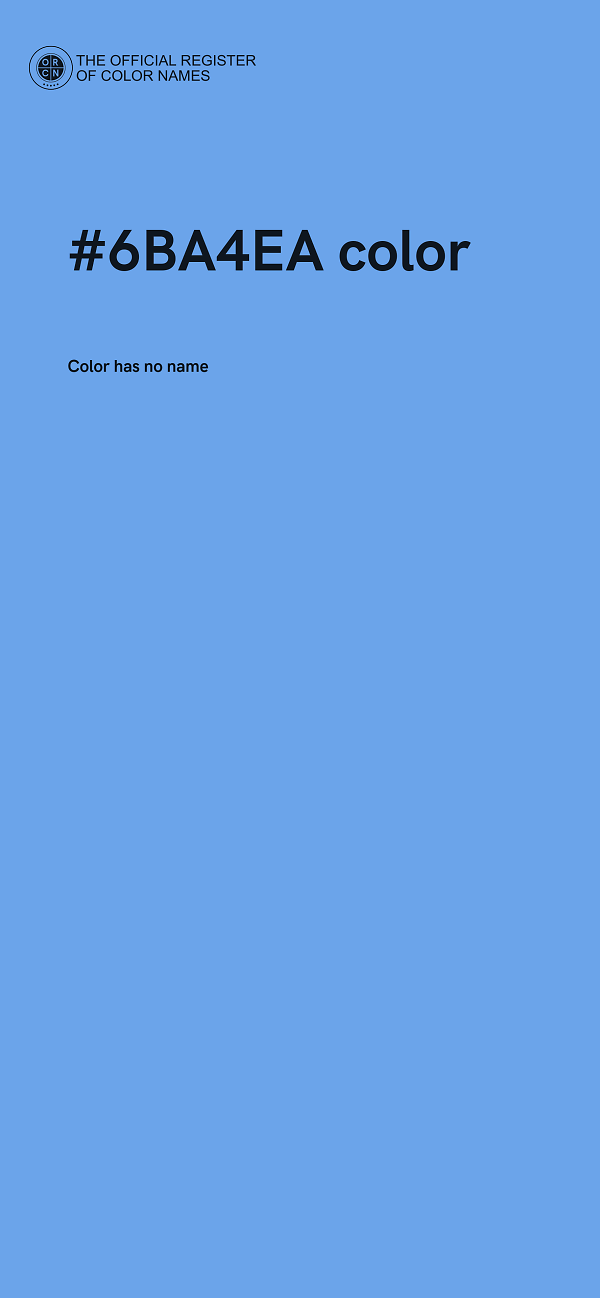 #6BA4EA color image