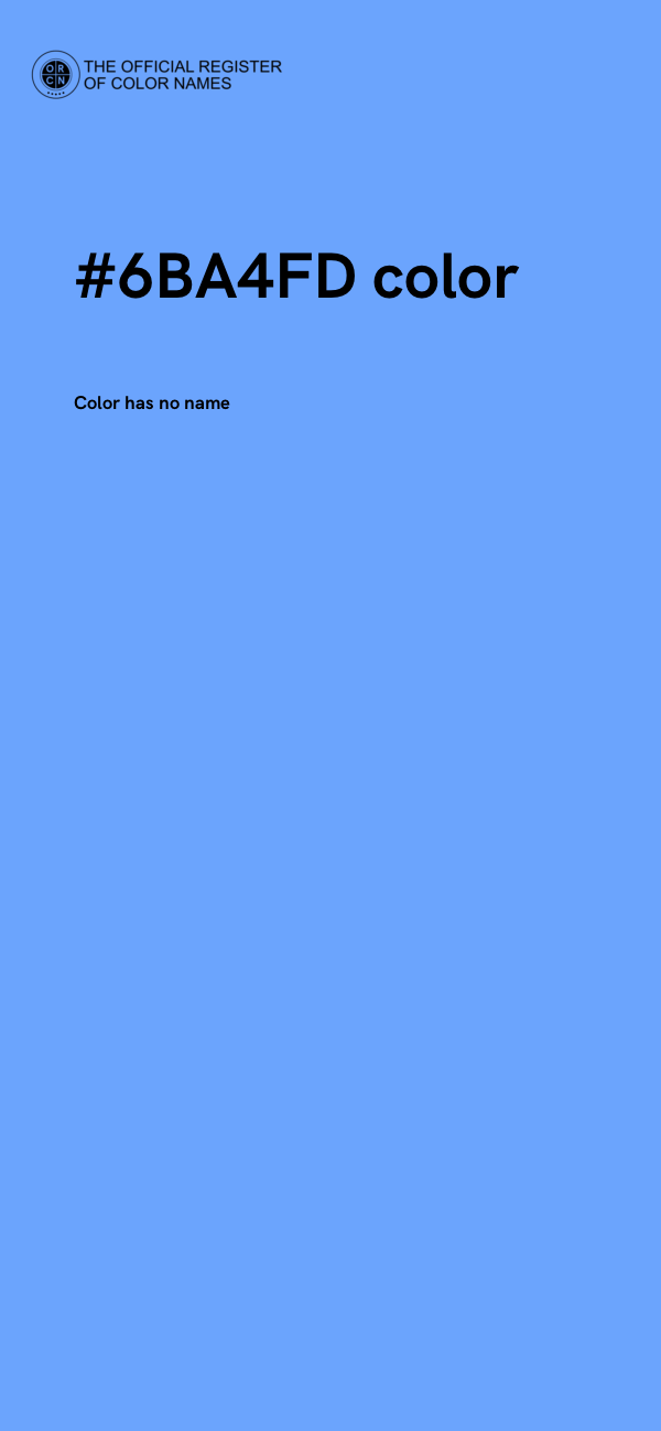 #6BA4FD color image