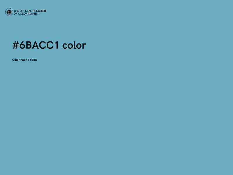 #6BACC1 color image