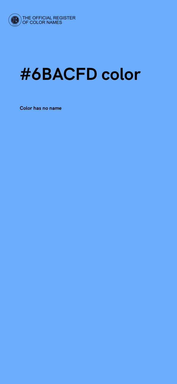 #6BACFD color image