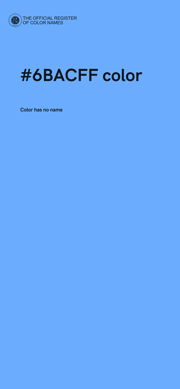 #6BACFF color image