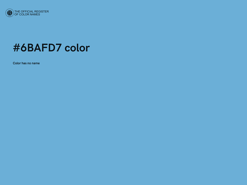 #6BAFD7 color image