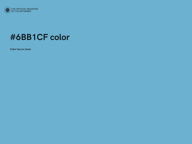 #6BB1CF color image