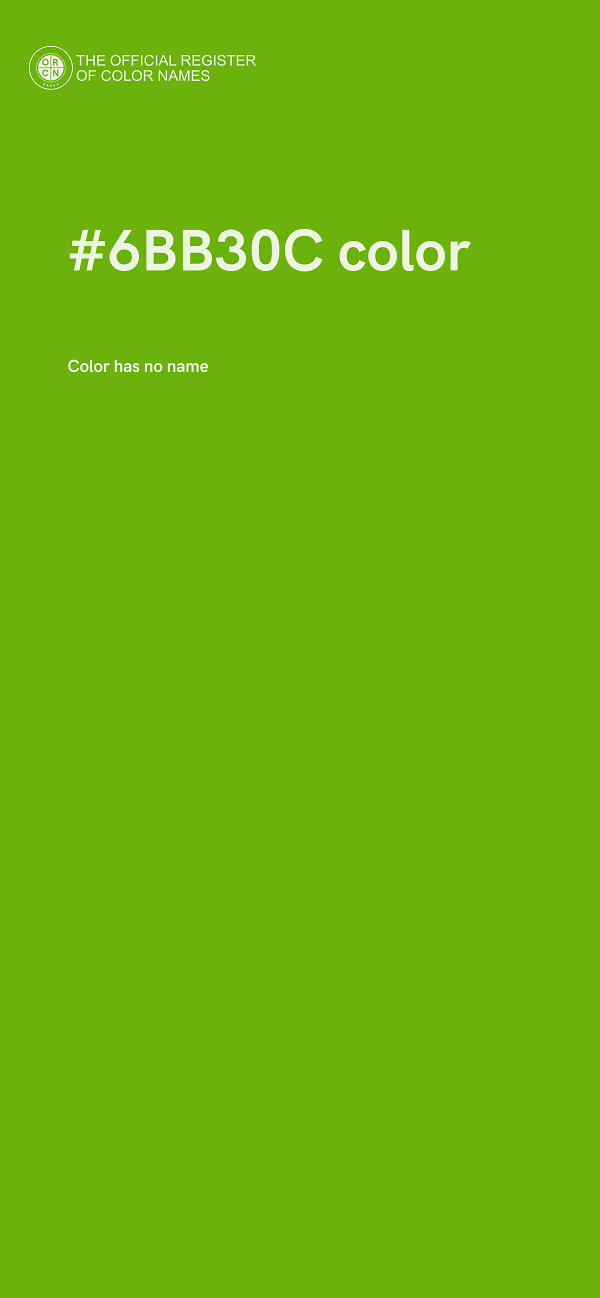 #6BB30C color image