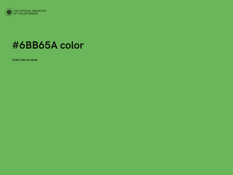 #6BB65A color image