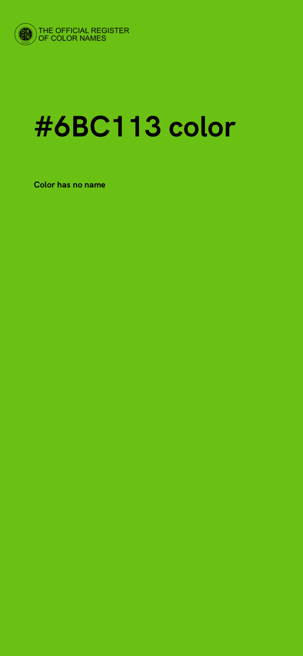 #6BC113 color image
