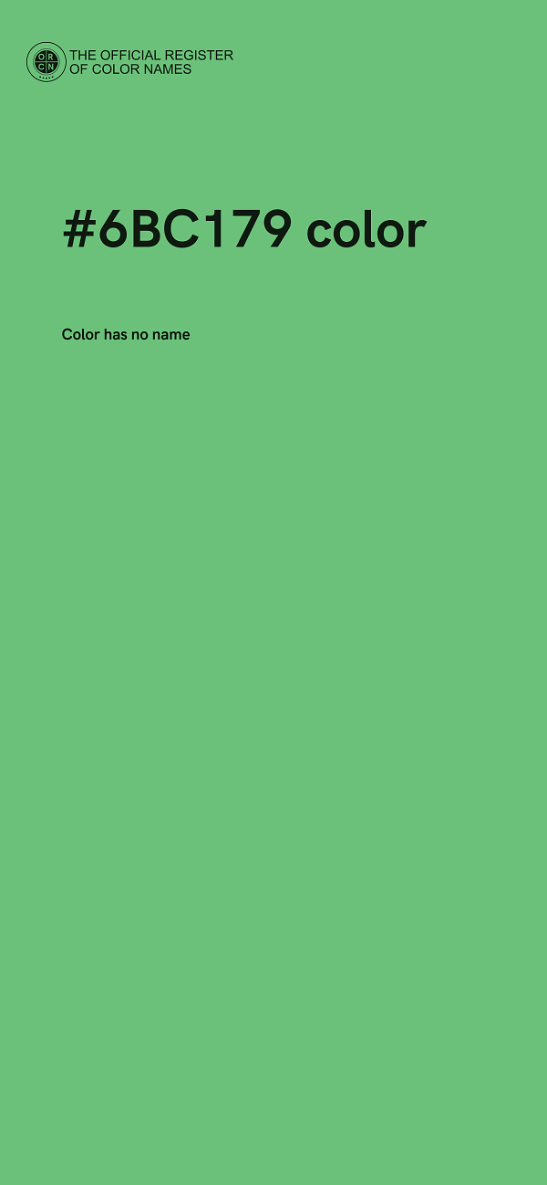 #6BC179 color image