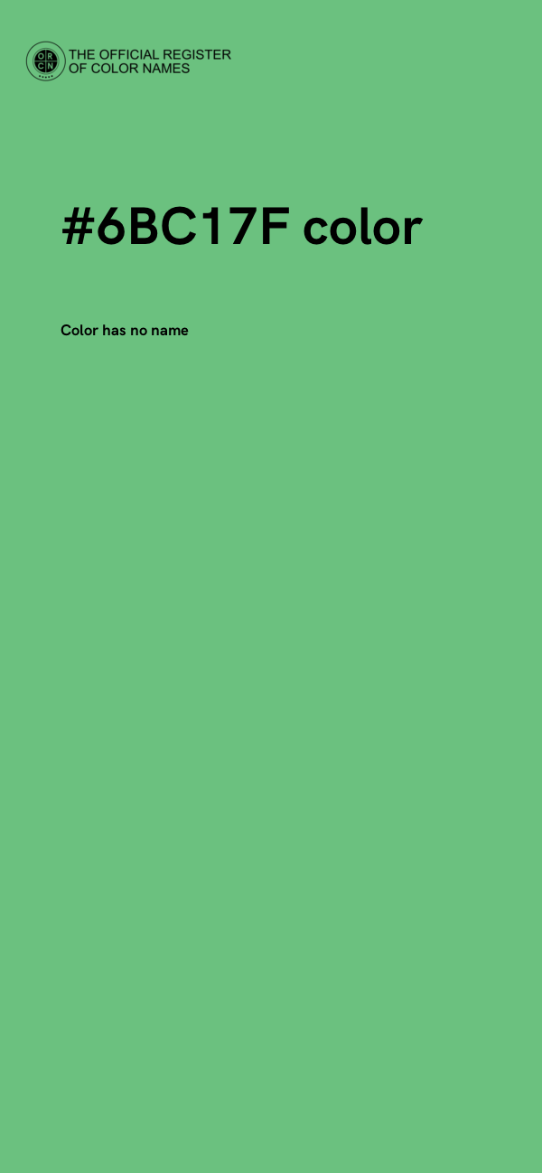 #6BC17F color image