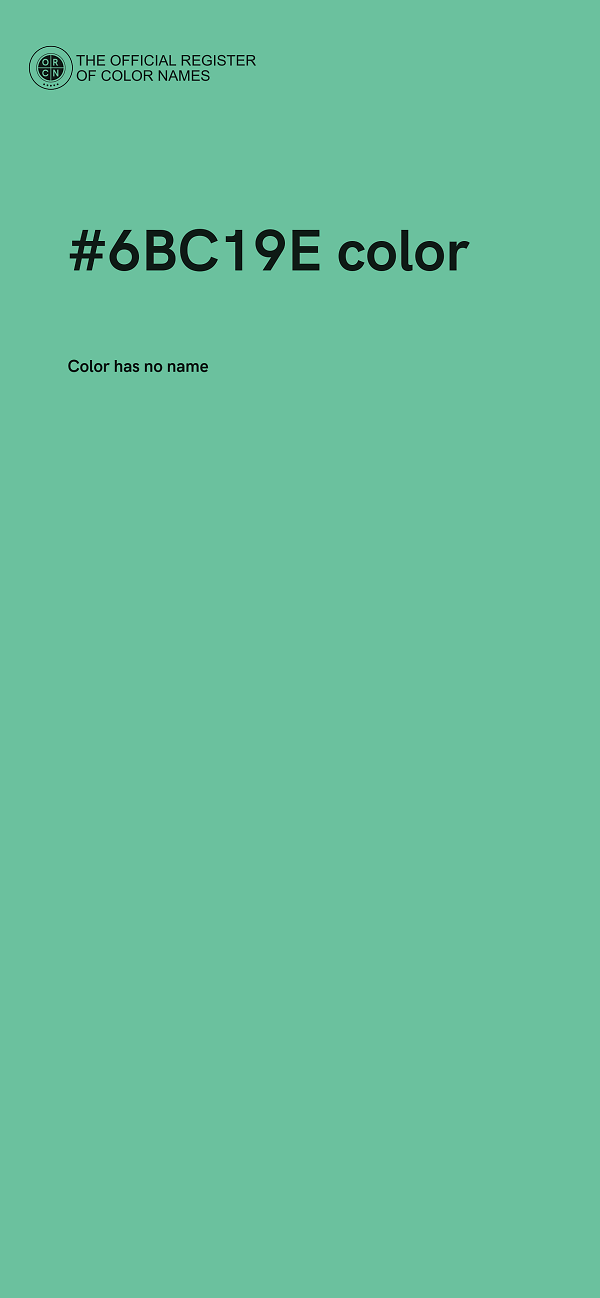 #6BC19E color image