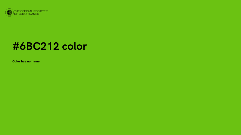 #6BC212 color image