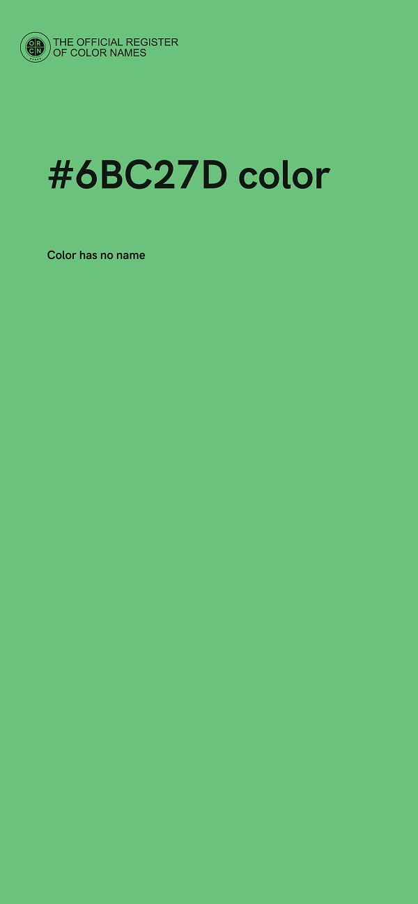 #6BC27D color image