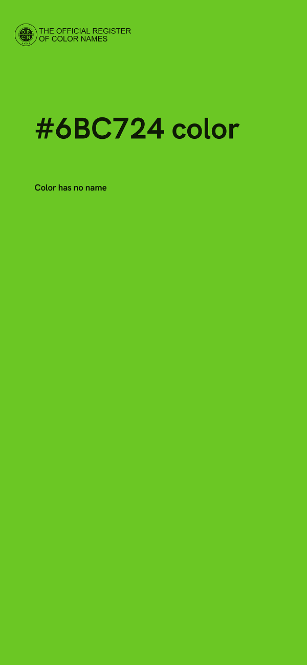 #6BC724 color image