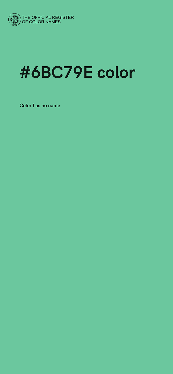 #6BC79E color image