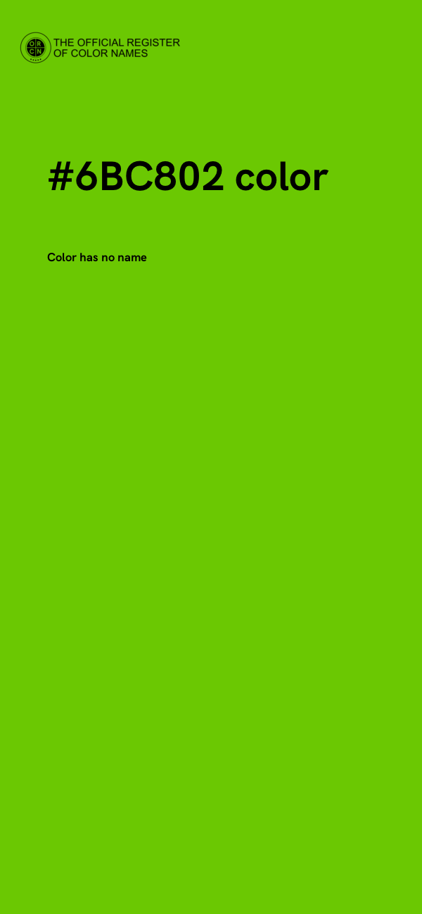 #6BC802 color image