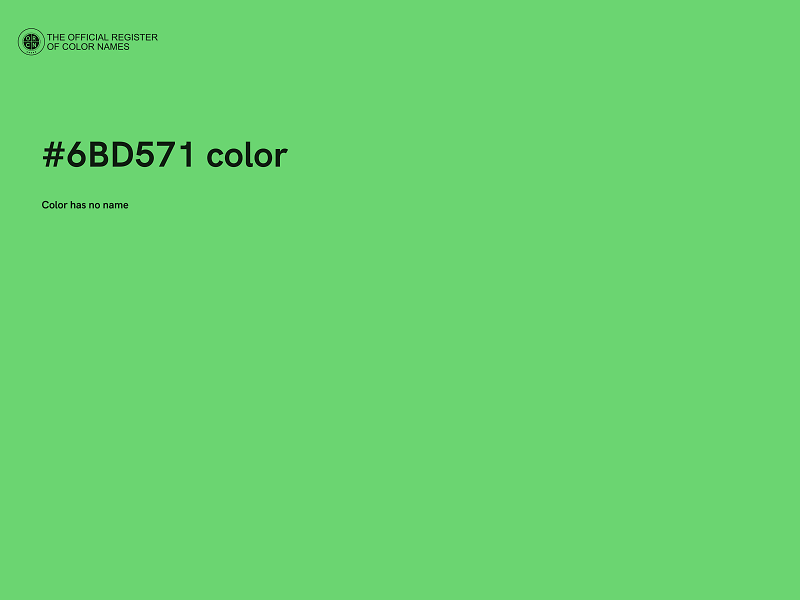 #6BD571 color image