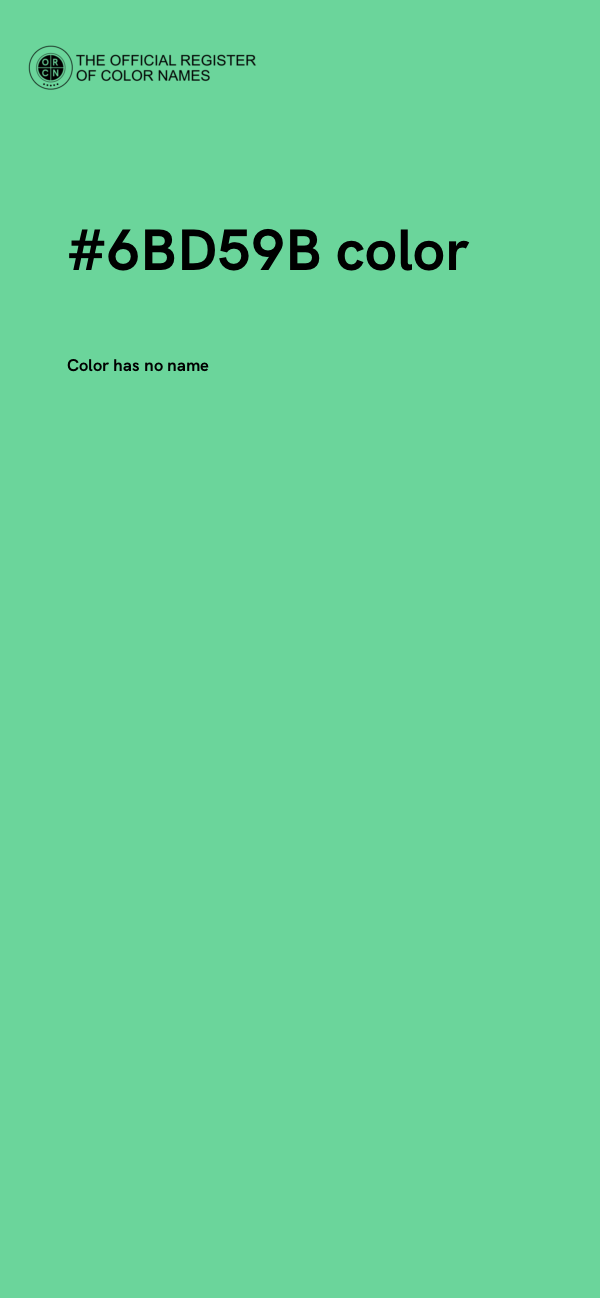 #6BD59B color image