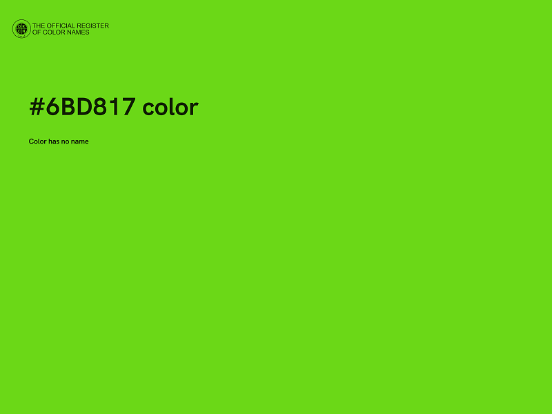 #6BD817 color image