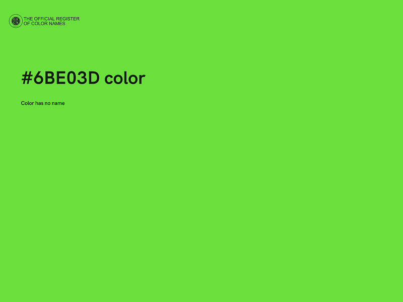 #6BE03D color image