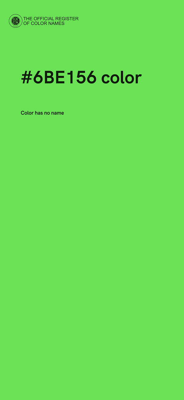 #6BE156 color image