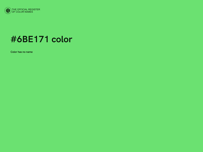 #6BE171 color image