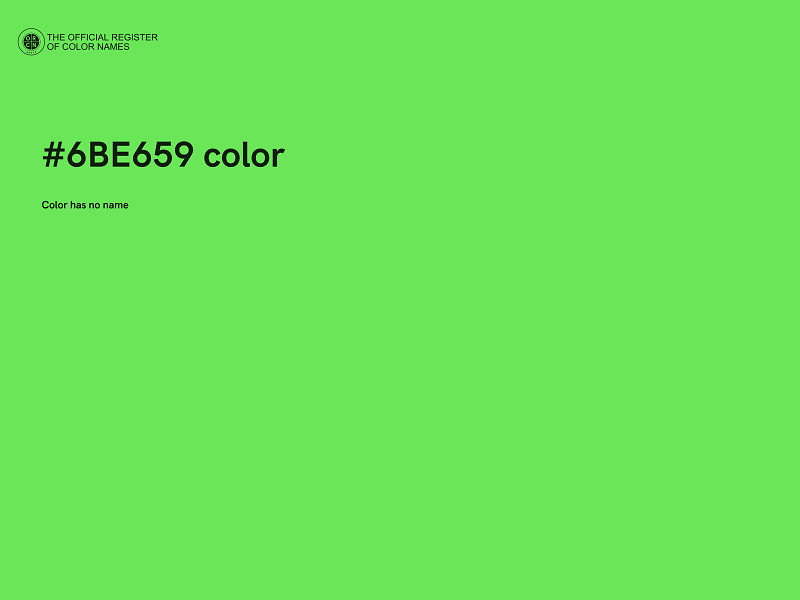 #6BE659 color image