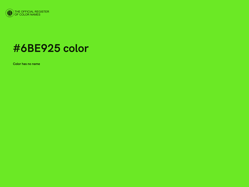 #6BE925 color image