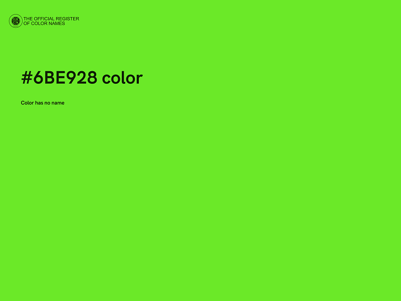 #6BE928 color image