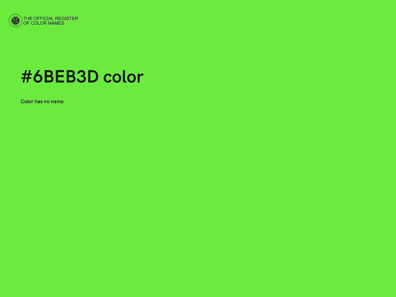 #6BEB3D color image