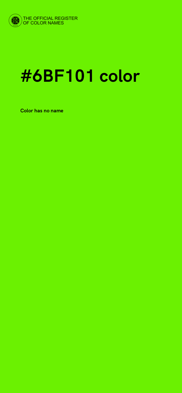#6BF101 color image