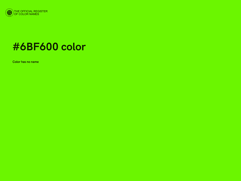#6BF600 color image