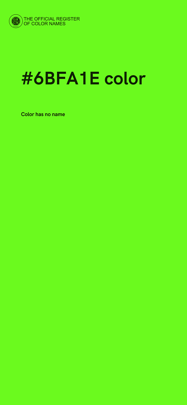 #6BFA1E color image