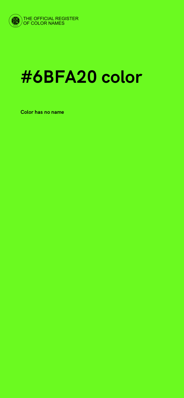 #6BFA20 color image