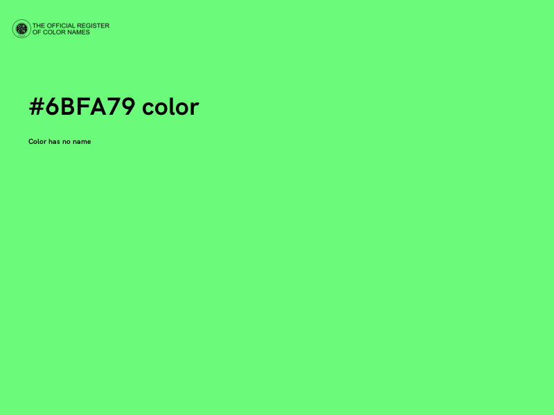 #6BFA79 color image