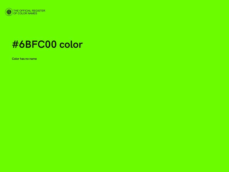 #6BFC00 color image