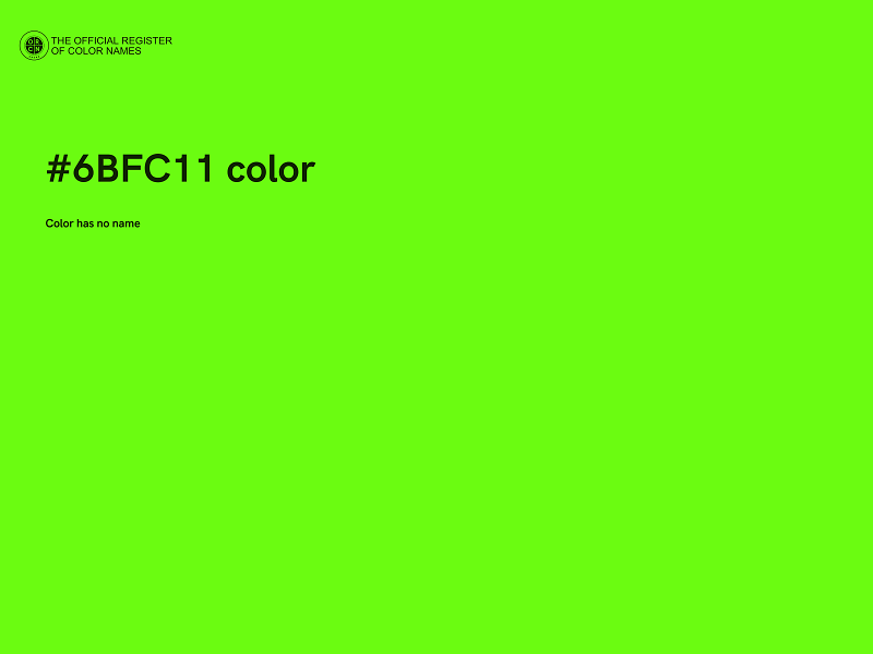 #6BFC11 color image