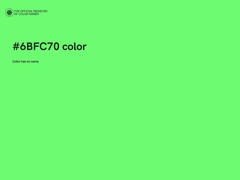 #6BFC70 color image