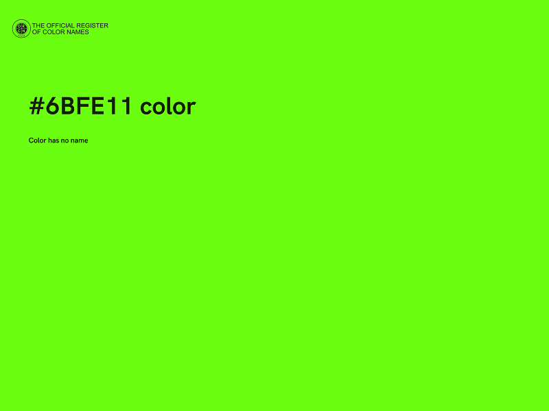 #6BFE11 color image