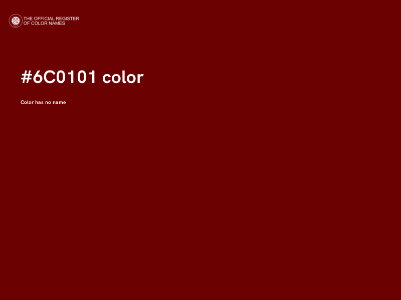 #6C0101 color image