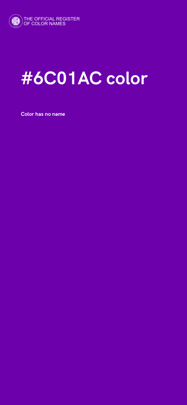 #6C01AC color image