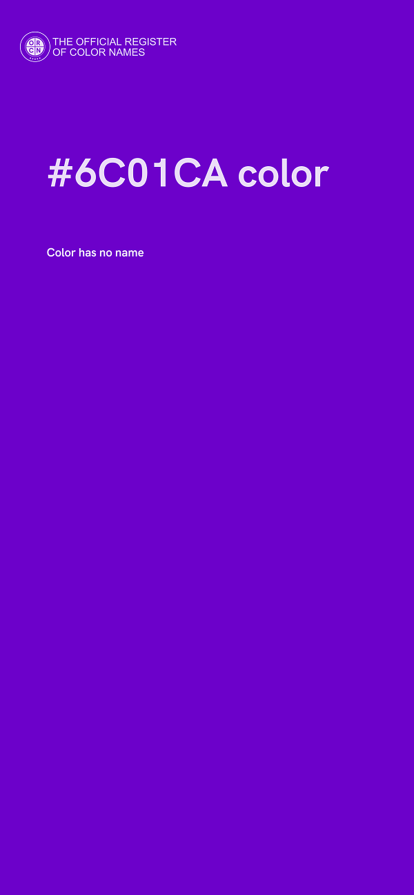 #6C01CA color image
