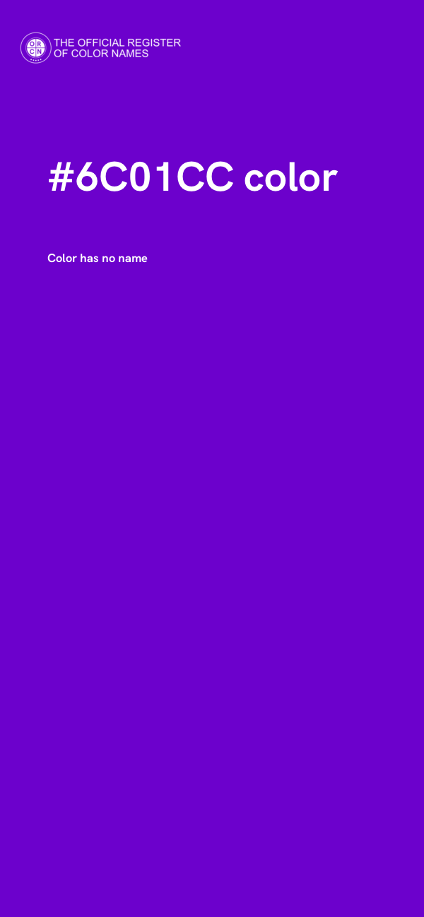 #6C01CC color image