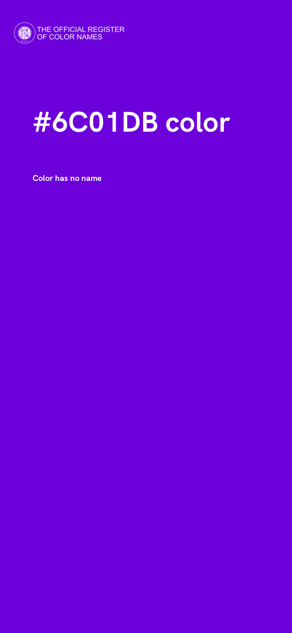 #6C01DB color image