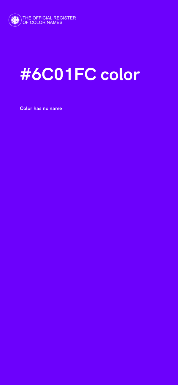 #6C01FC color image