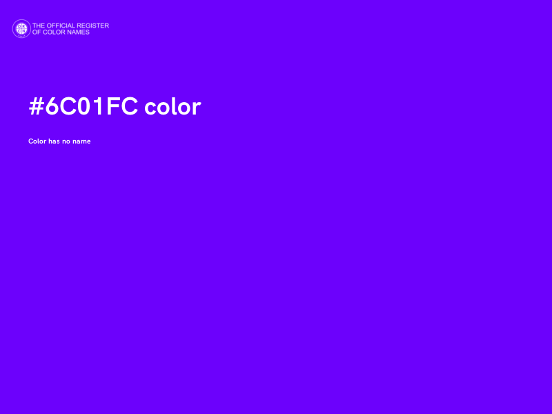 #6C01FC color image
