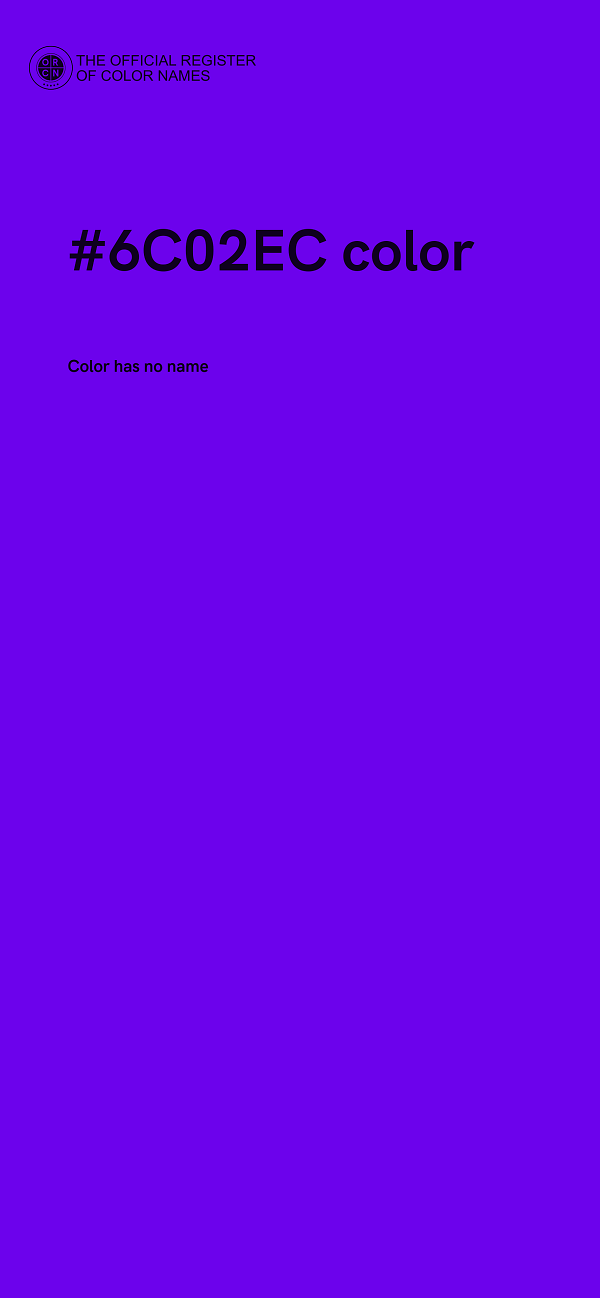 #6C02EC color image