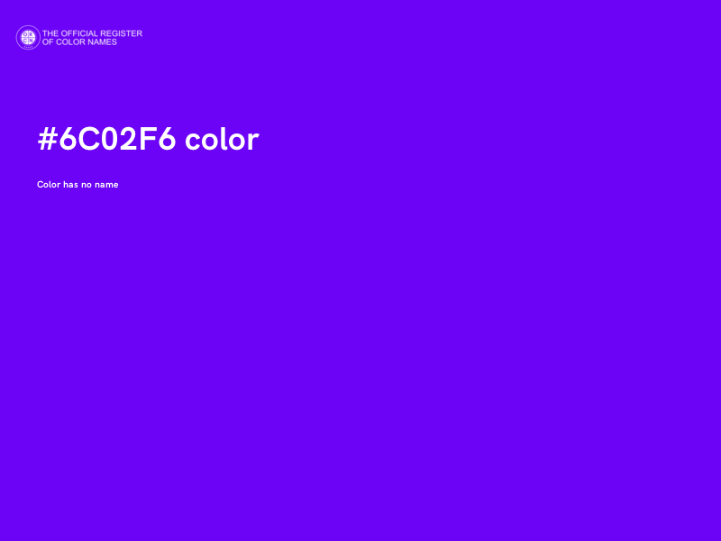 #6C02F6 color image