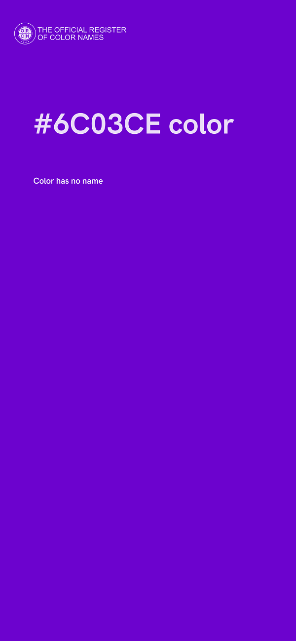 #6C03CE color image