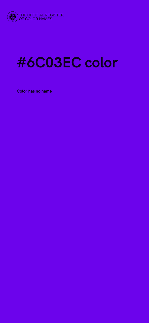 #6C03EC color image