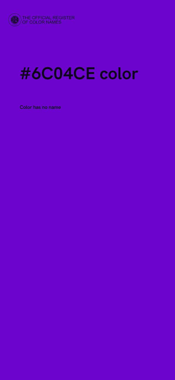 #6C04CE color image